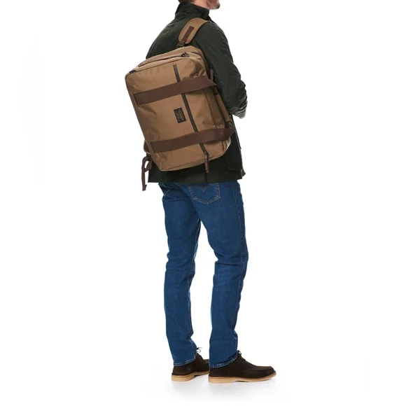 Filson Ripstop Nylon Pullman Duffle and Backpack | Tan - Picture 11 of 11